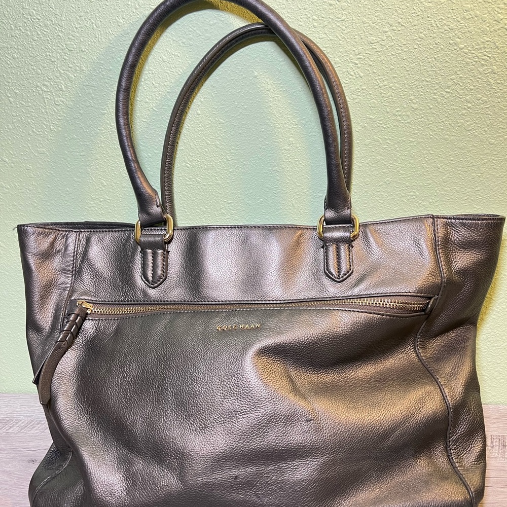Cole Haan Large Petwer Color Beautiful leather shoulder tote, great con… 1